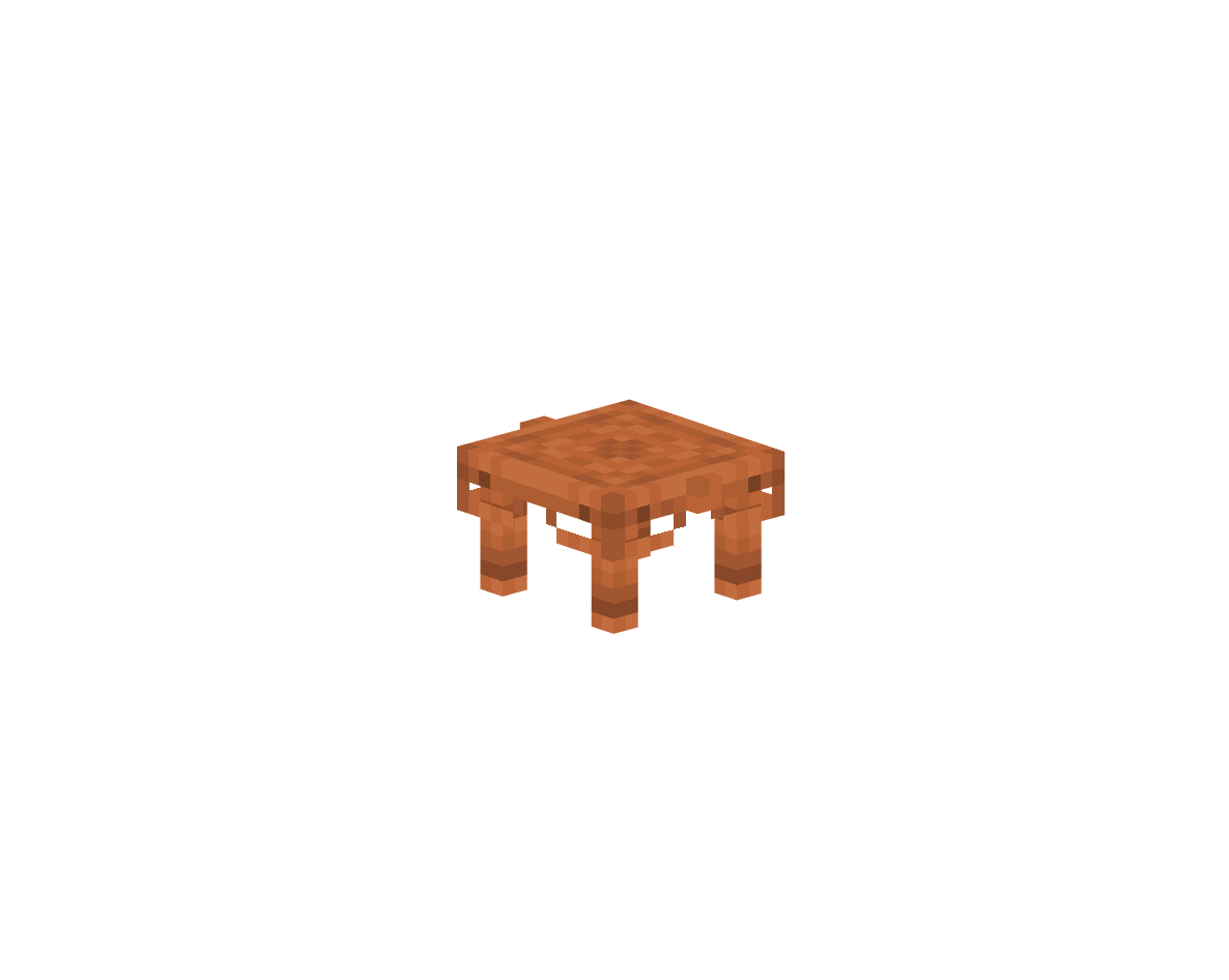 табурет — предмет ресурспака minecraft специально для сервера foxward