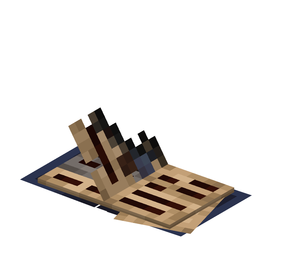 открытый гримуар, grimoire opened — предмет ресурспака minecraft специально для сервера foxward