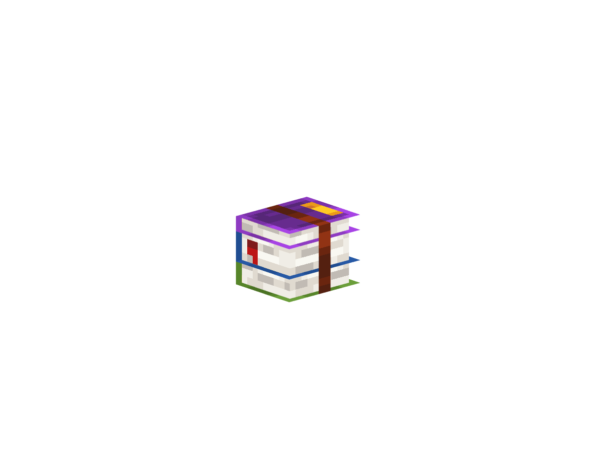 связка книг — предмет ресурспака minecraft специально для сервера foxward