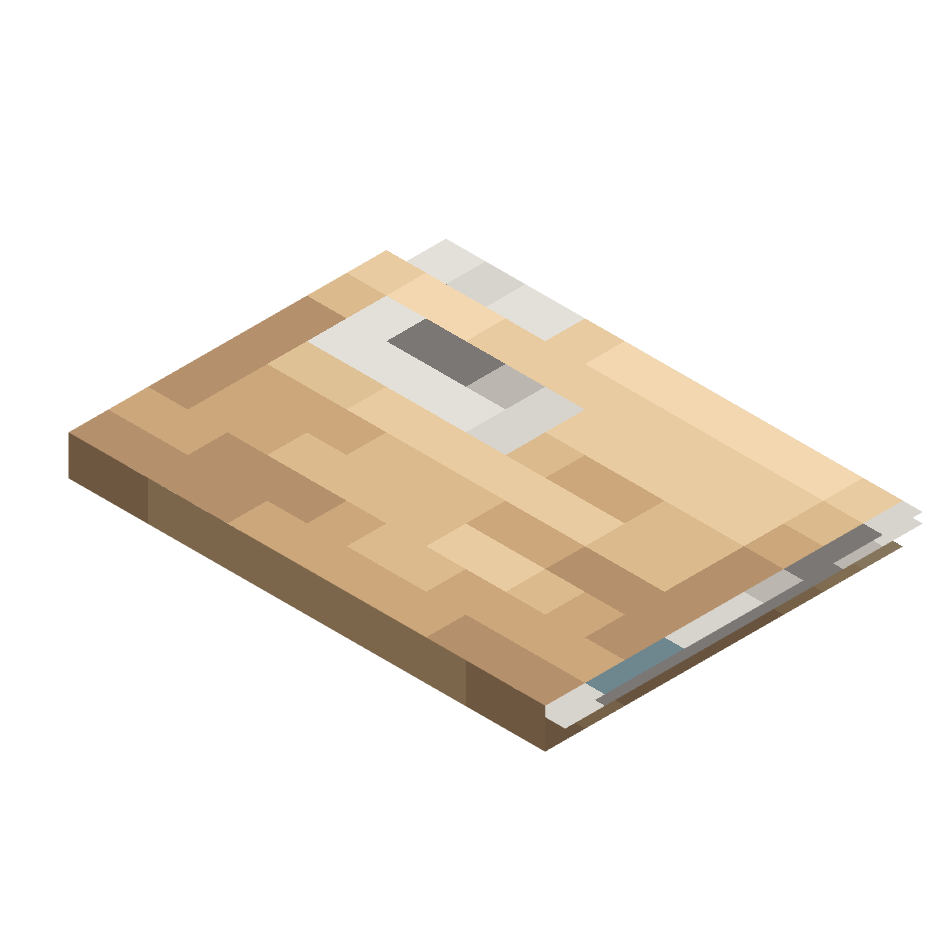 закрытая папка с документами, document folder — предмет ресурспака minecraft специально для сервера foxward