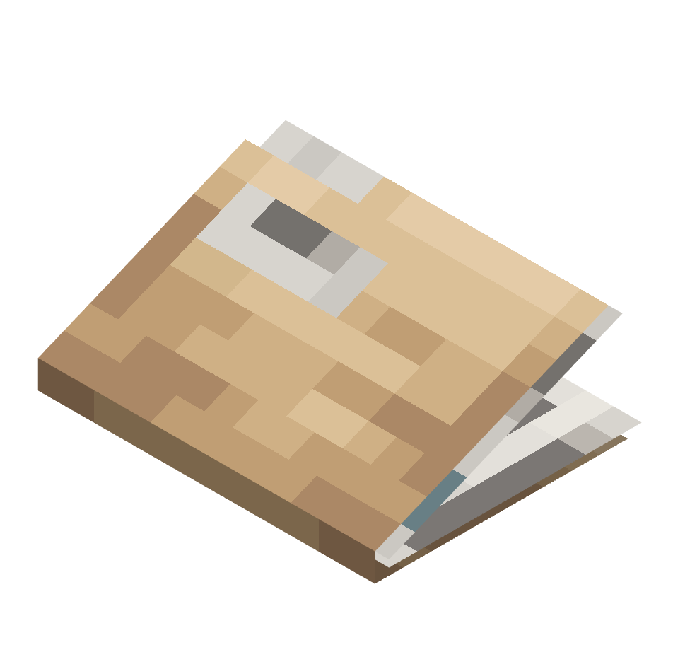 папка с документами, document folder left hand — предмет ресурспака minecraft специально для сервера foxward