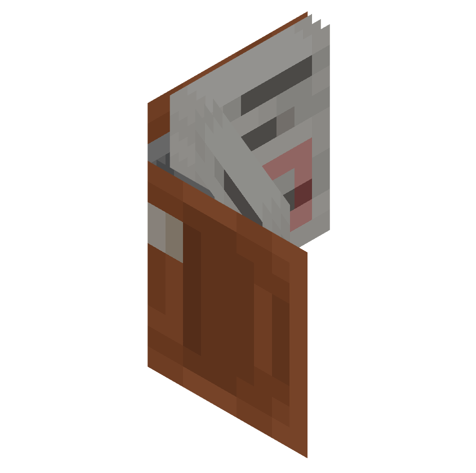 канцелярская папка, folder left hand — предмет ресурспака minecraft специально для сервера foxward