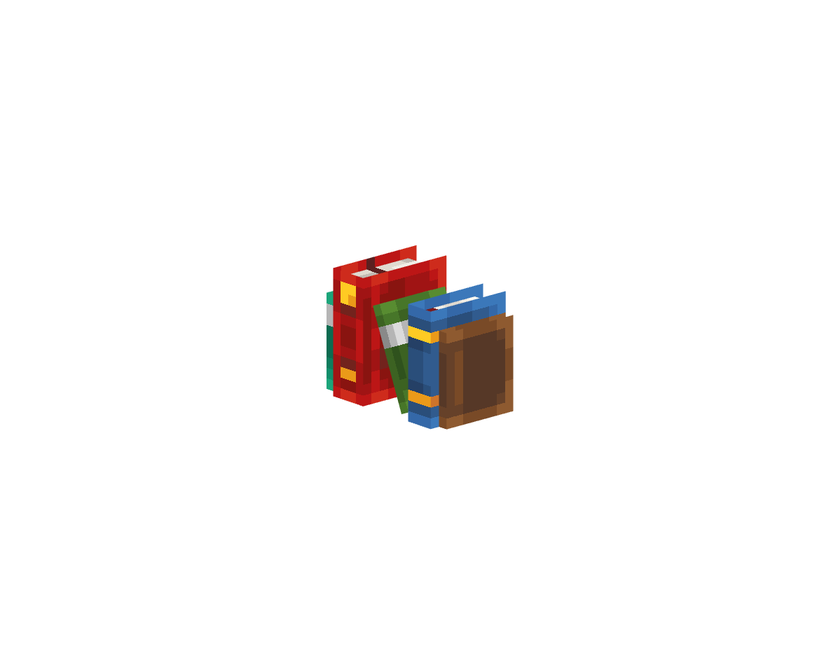 стопка из 5 книг — предмет ресурспака minecraft специально для сервера foxward