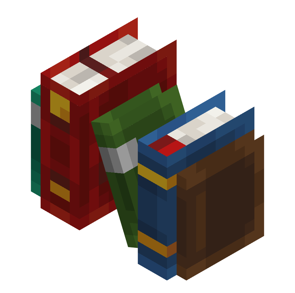 стопка из 5 книг, stack of 5 books — предмет ресурспака minecraft специально для сервера foxward