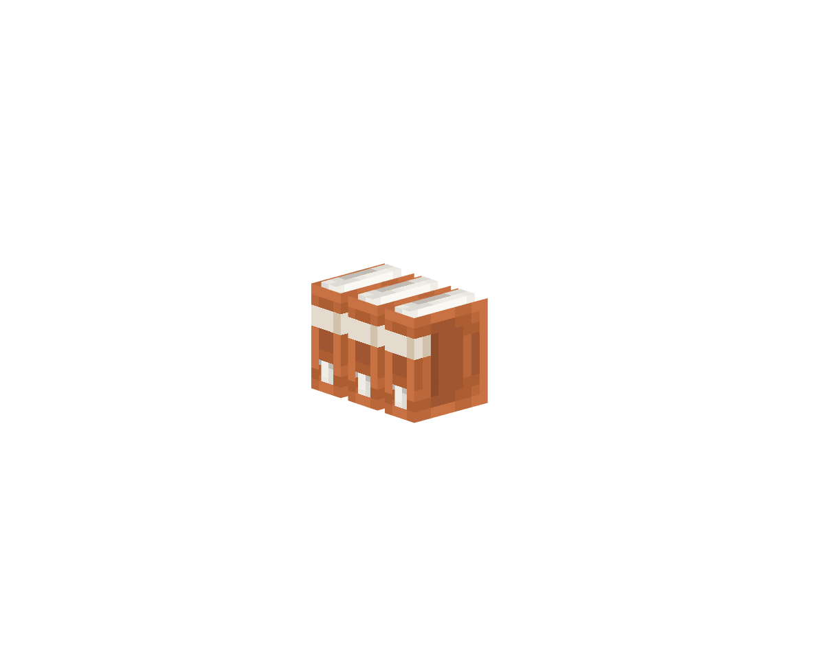 стопка канцелярских папок — предмет ресурспака minecraft специально для сервера foxward