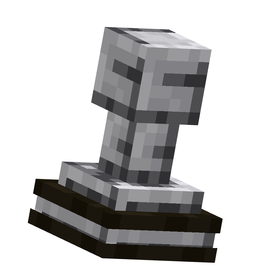 белая пешка, white pawn — предмет ресурспака minecraft специально для сервера foxward