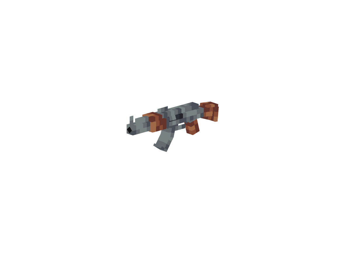 ак-47 — предмет ресурспака minecraft специально для сервера foxward