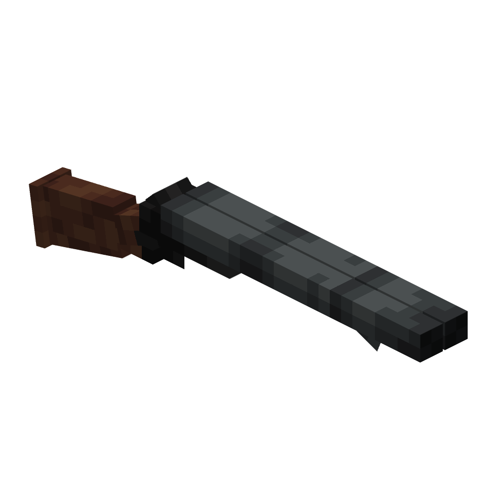 пустая двустволка, dblbarrel empty — предмет ресурспака minecraft специально для сервера foxward