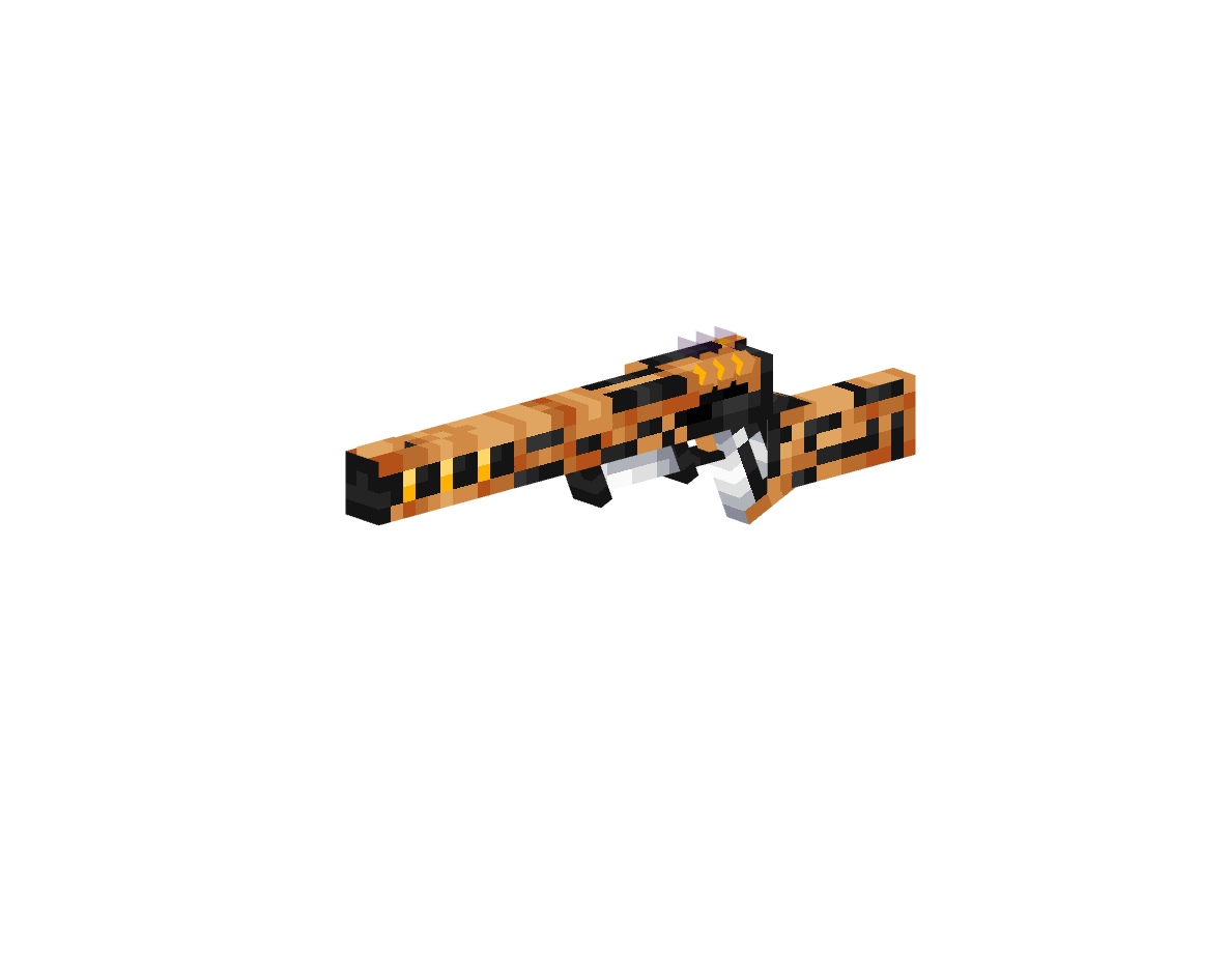 chember gun — предмет ресурспака minecraft специально для сервера foxward