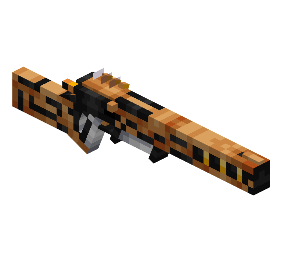 пушка чембера, chember gun — предмет ресурспака minecraft специально для сервера foxward