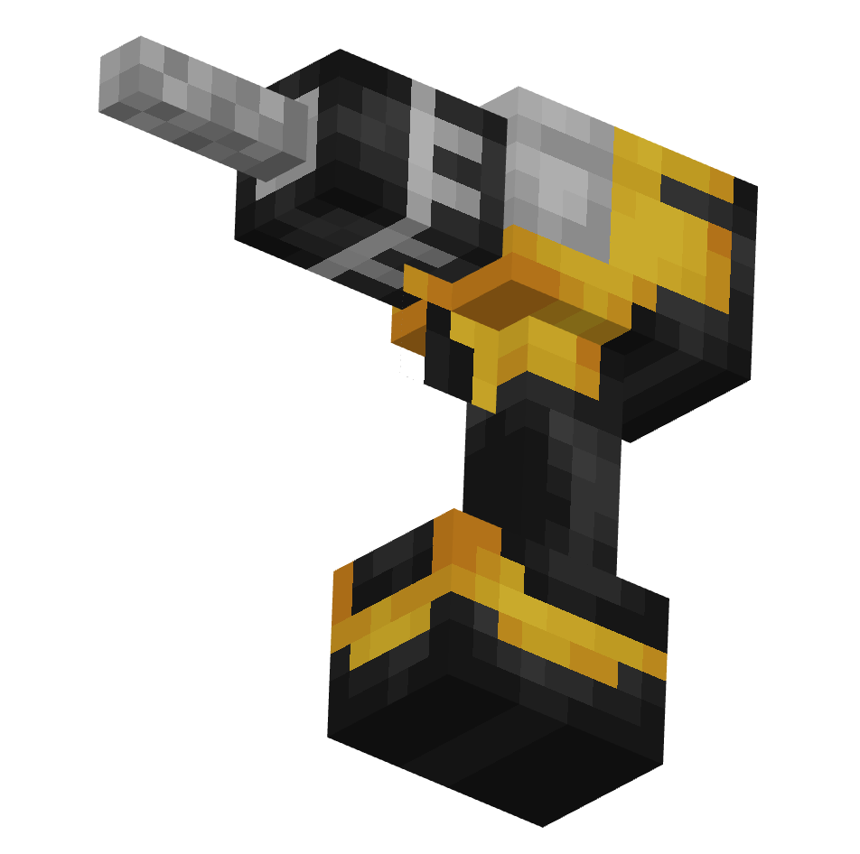дрель, drel — предмет ресурспака minecraft специально для сервера foxward