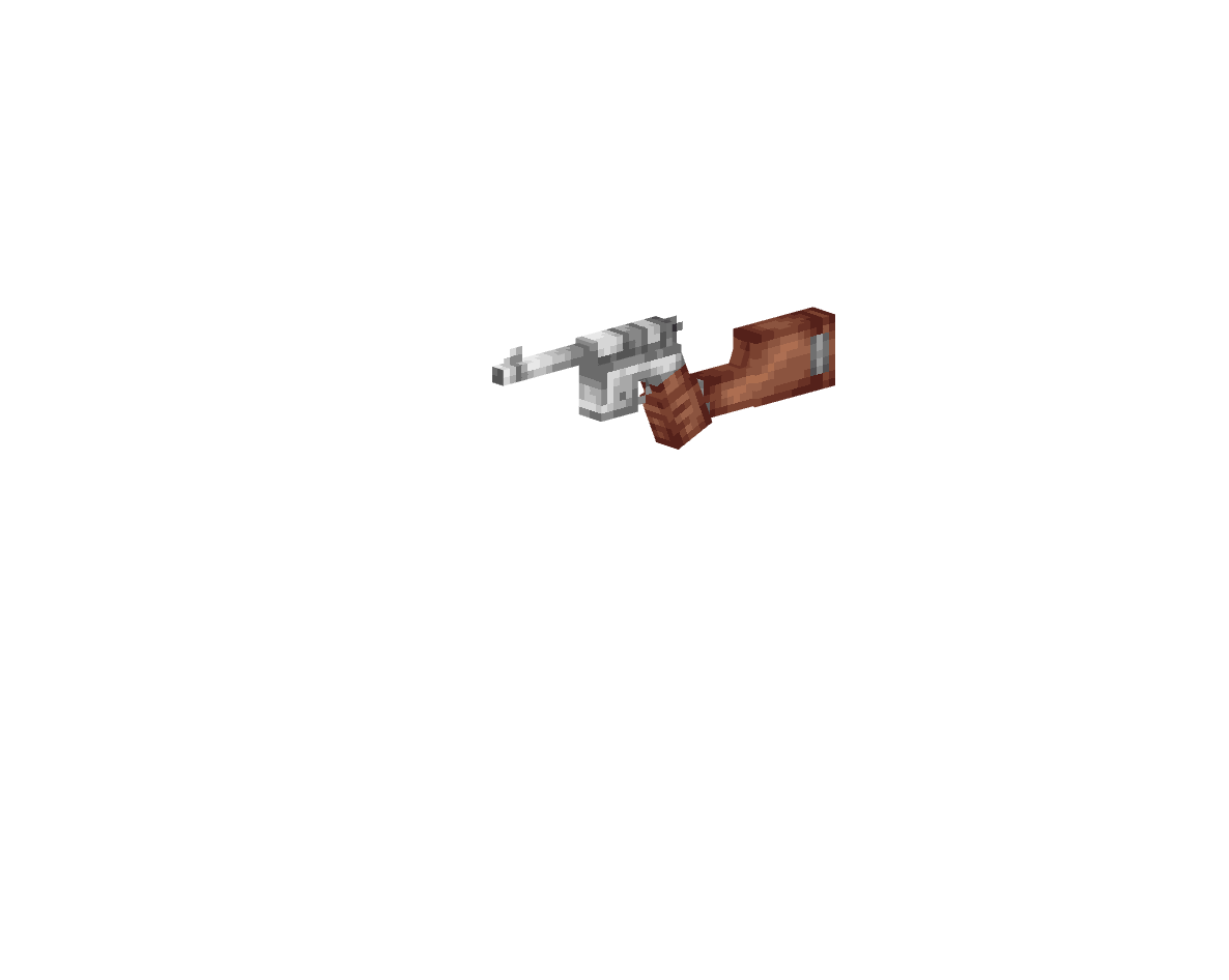 серый маузер — предмет ресурспака minecraft специально для сервера foxward
