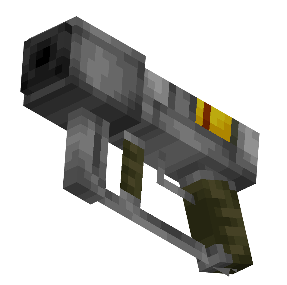лазерный пистолет, laser pistol — предмет ресурспака minecraft специально для сервера foxward