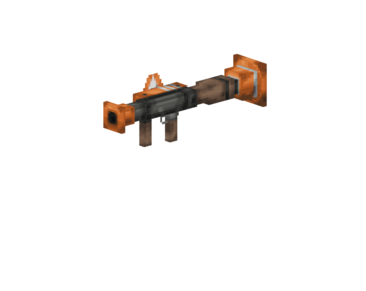 тренировочный ракетомет — предмет ресурспака minecraft специально для сервера foxward