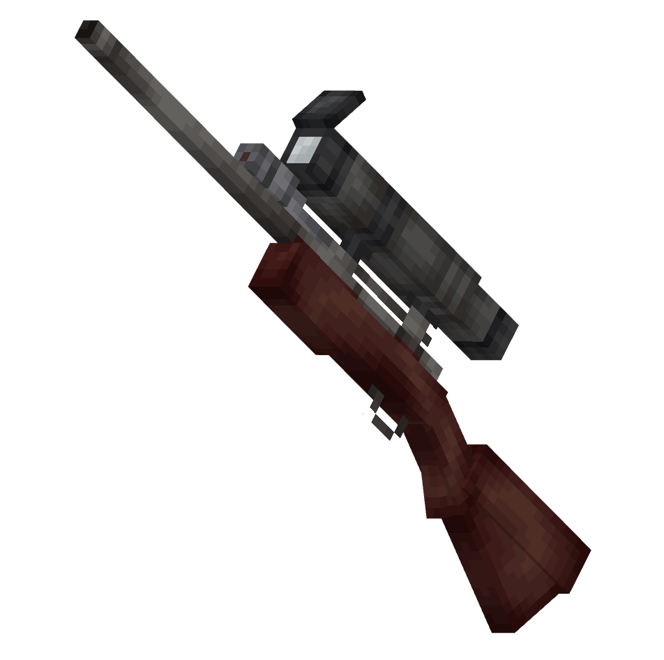 снайперская винтовка, sniper rifle — предмет ресурспака minecraft специально для сервера foxward