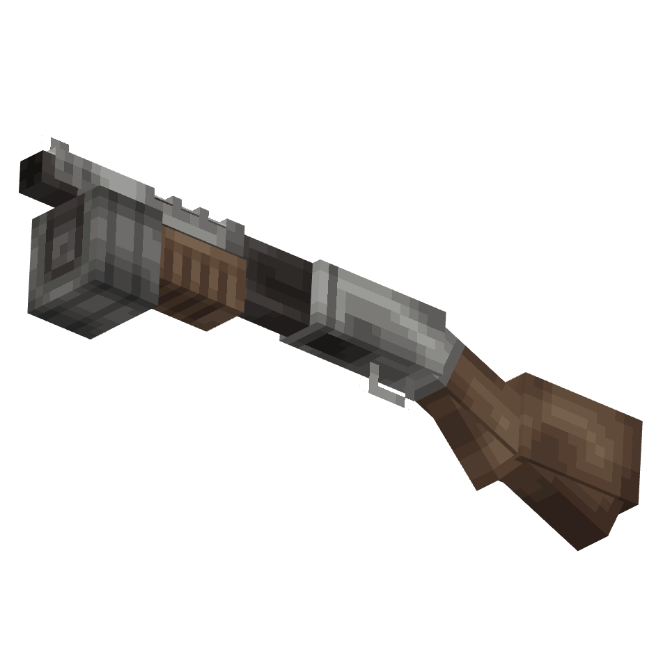 траншейное ружье, trench gun — предмет ресурспака minecraft специально для сервера foxward