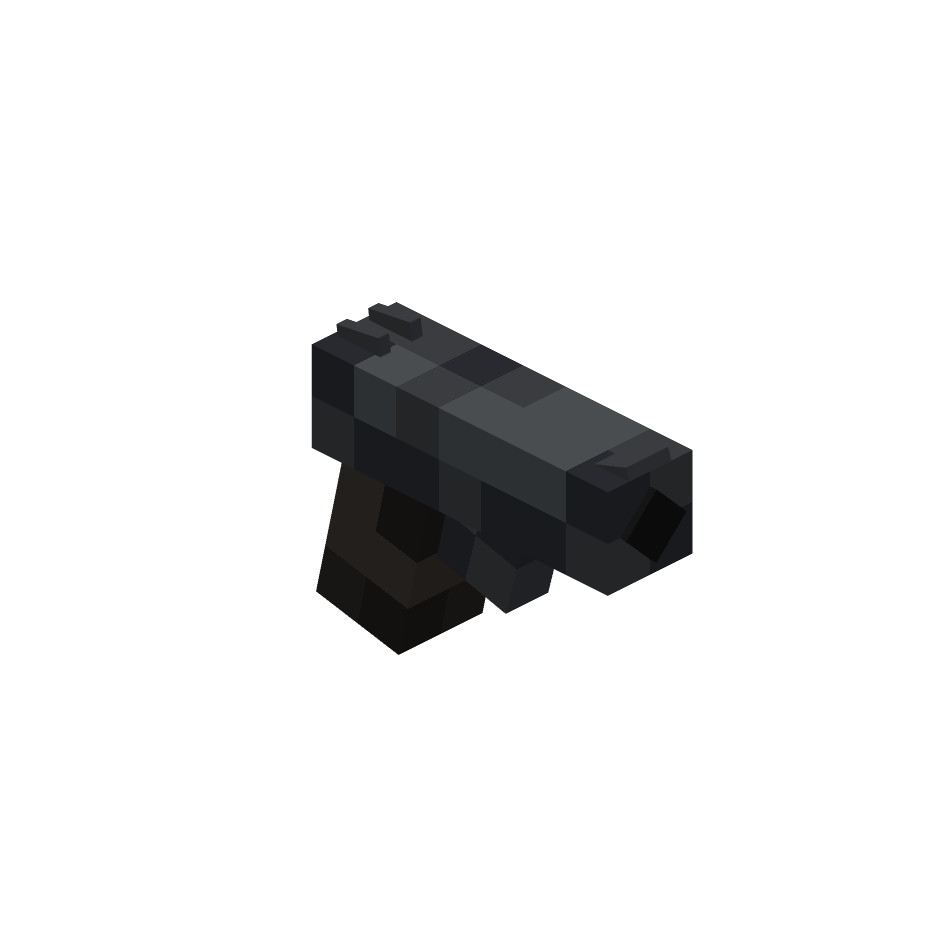 пустой п2000, p2000 empty — предмет ресурспака minecraft специально для сервера foxward