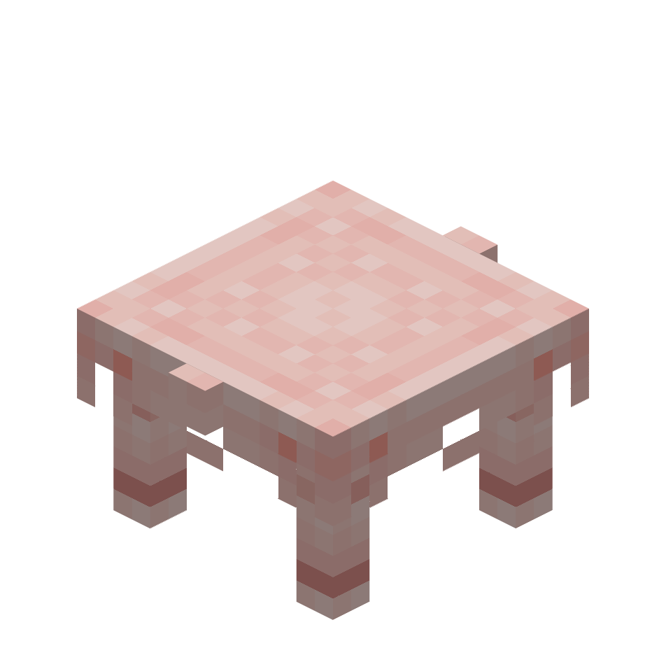вишневая древесина, stool — предмет ресурспака minecraft специально для сервера foxward
