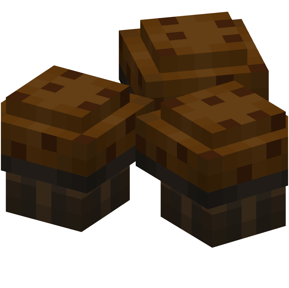три шоколадных маффина, chocolatemaffin — предмет ресурспака minecraft специально для сервера foxward