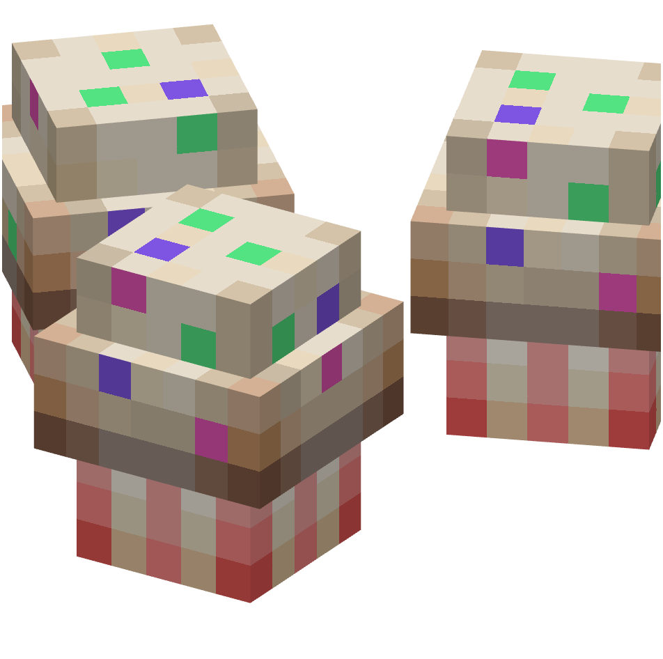 три кремовых маффина, creammaffin — предмет ресурспака minecraft специально для сервера foxward