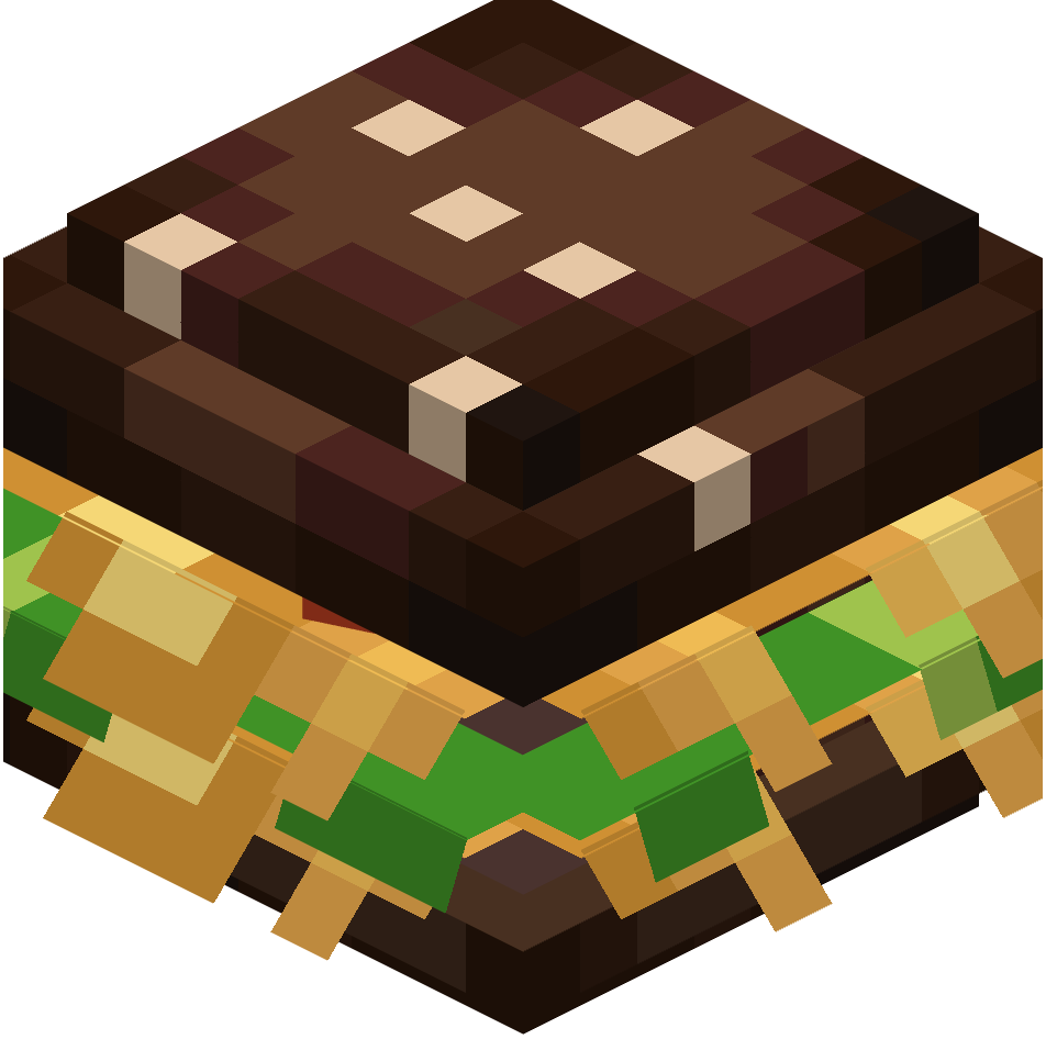 большой черный бургер, big black burger — предмет ресурспака minecraft специально для сервера foxward