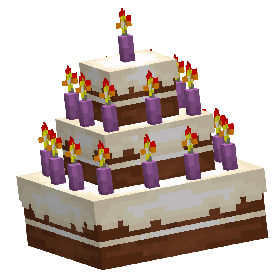большой торт, big cake — предмет ресурспака minecraft специально для сервера foxward