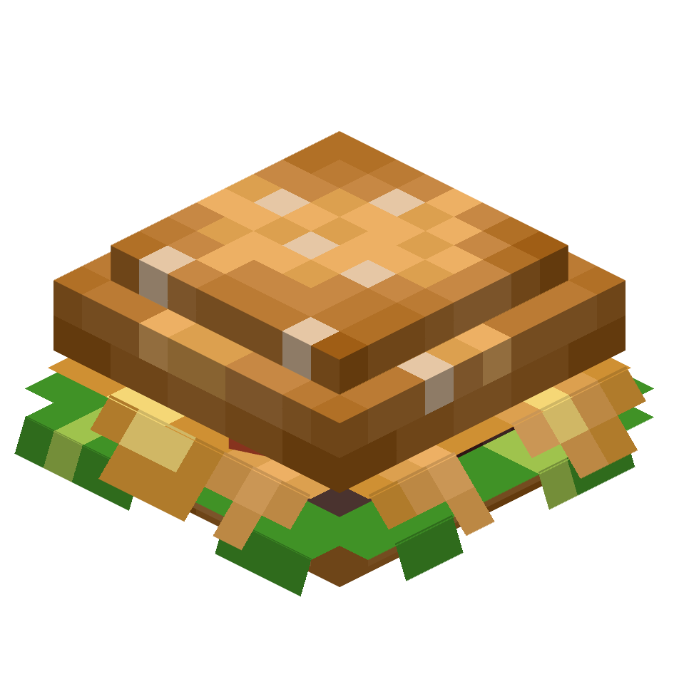 бургер, burger — предмет ресурспака minecraft специально для сервера foxward