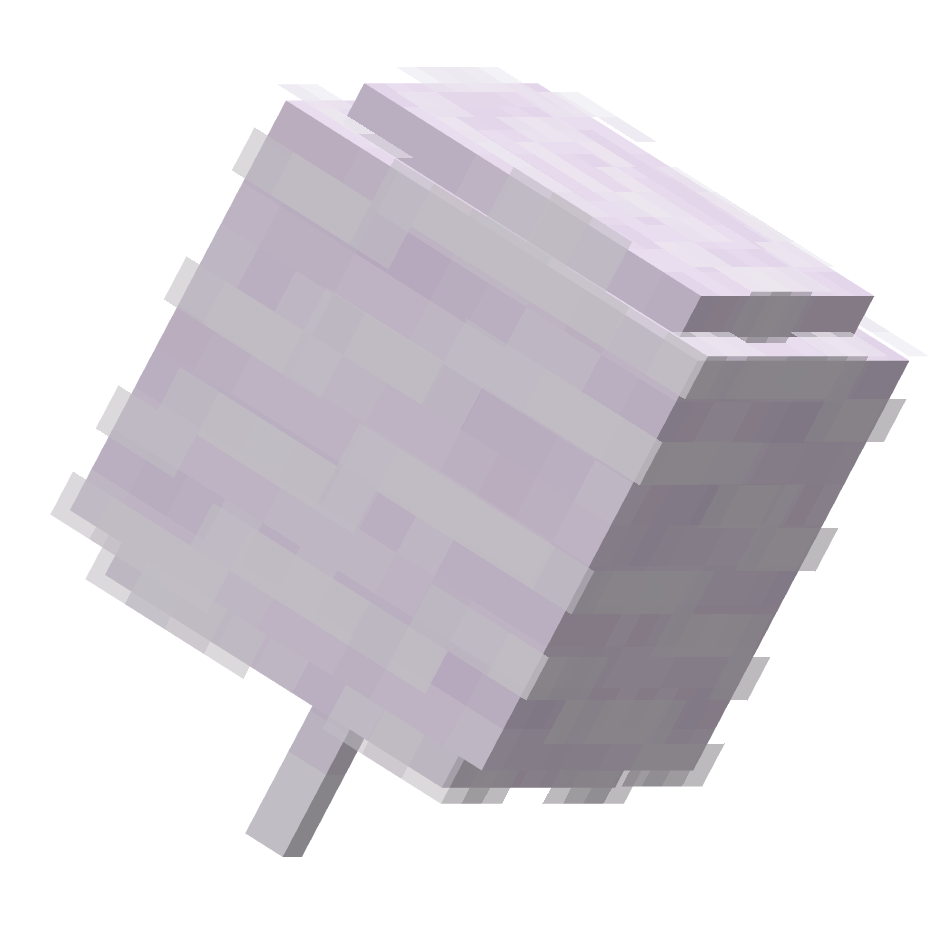 розовая сладкая вата, cotton candy — предмет ресурспака minecraft специально для сервера foxward