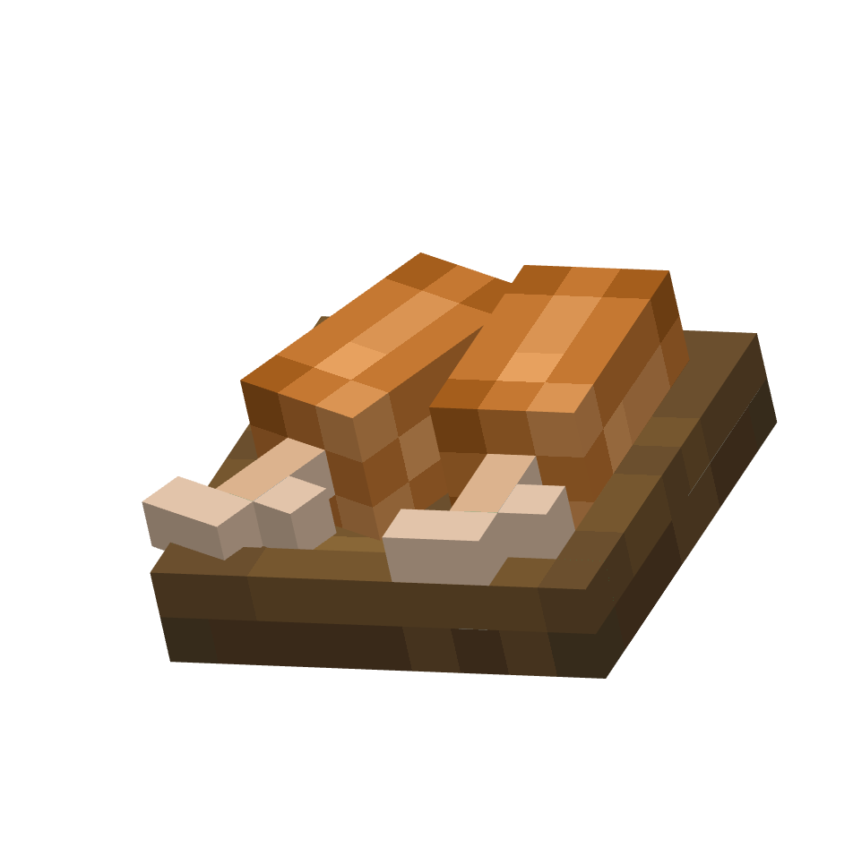 куриные ножки, platechicken — предмет ресурспака minecraft специально для сервера foxward