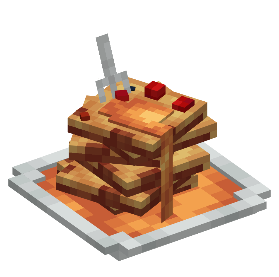 оладьи, oladiy — предмет ресурспака minecraft специально для сервера foxward
