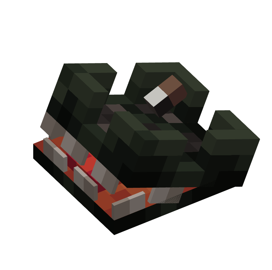 зубастая, toothy — предмет ресурспака minecraft специально для сервера foxward