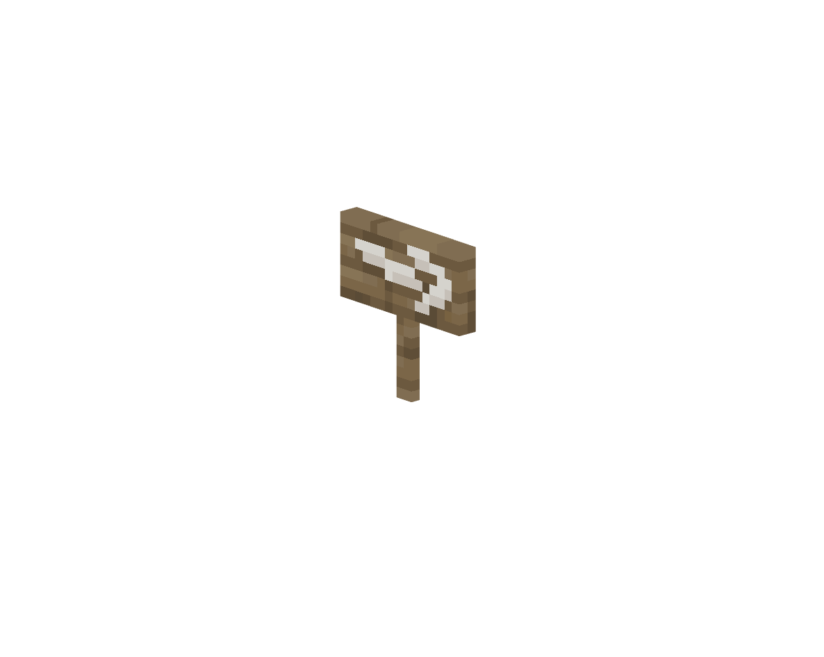 дорожный указатель — предмет ресурспака minecraft специально для сервера foxward