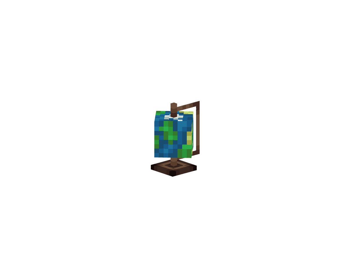 globe — предмет ресурспака minecraft специально для сервера foxward