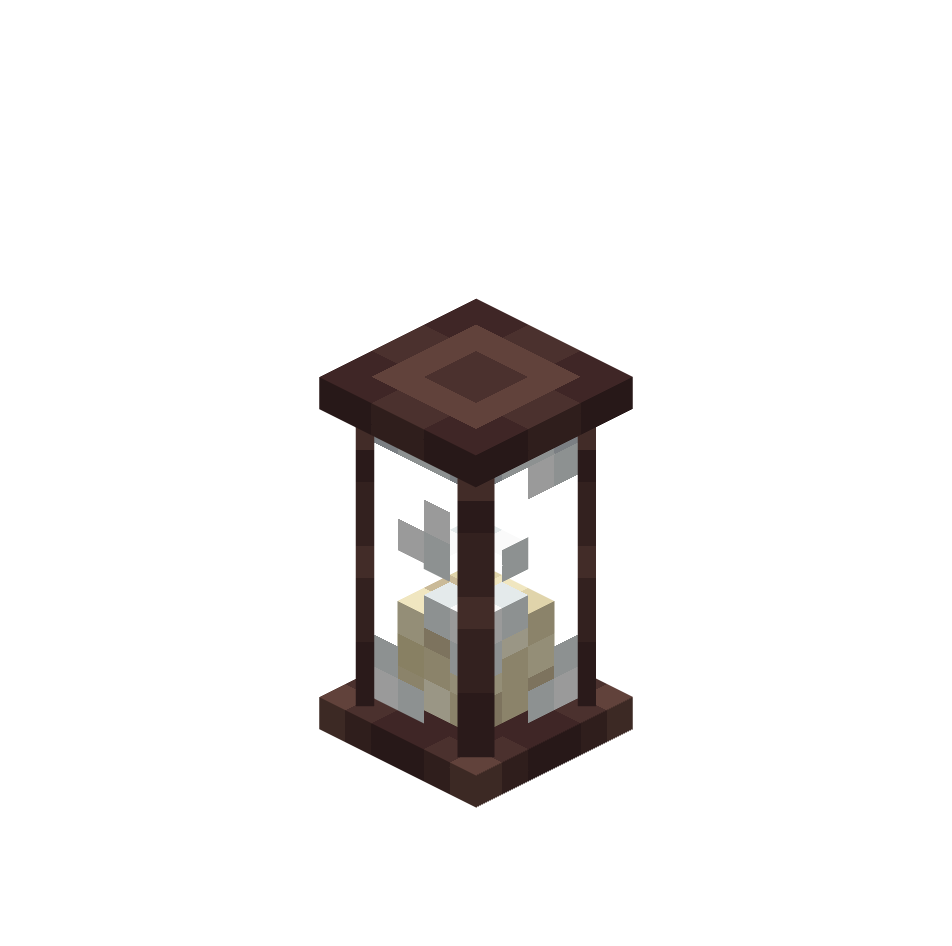 песочные часы, hourglass — предмет ресурспака minecraft специально для сервера foxward