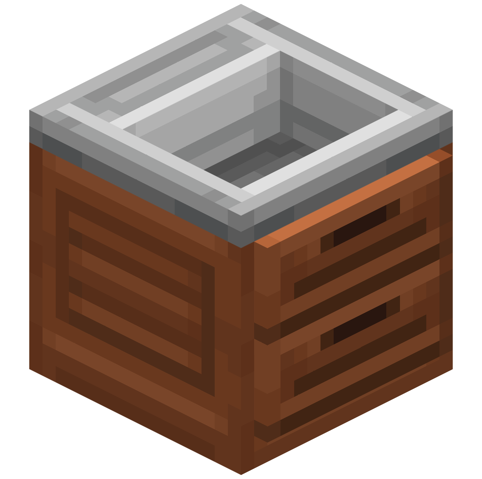 акациевая раковина, acacia sink — предмет ресурспака minecraft специально для сервера foxward