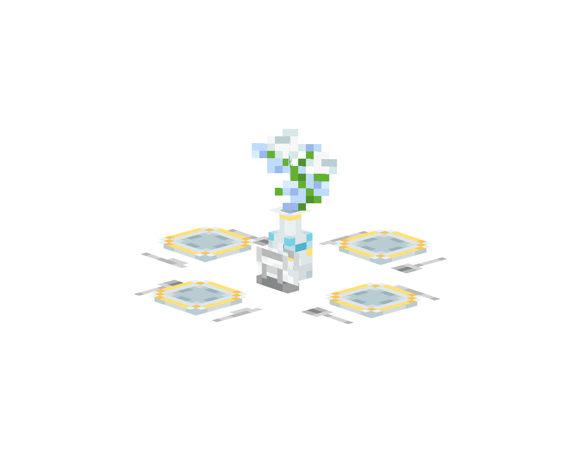 антикварный столовый набор — предмет ресурспака minecraft специально для сервера foxward