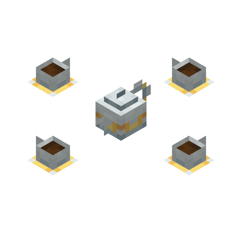 антикварный чайный сервиз, antique tea set — предмет ресурспака minecraft специально для сервера foxward