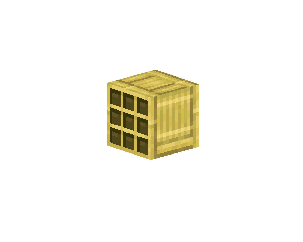 бамбуковый шкаф с 9 полками — предмет ресурспака minecraft специально для сервера foxward