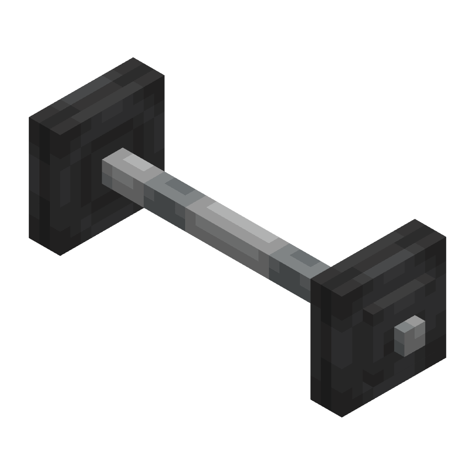 штанга, barbell — предмет ресурспака minecraft специально для сервера foxward