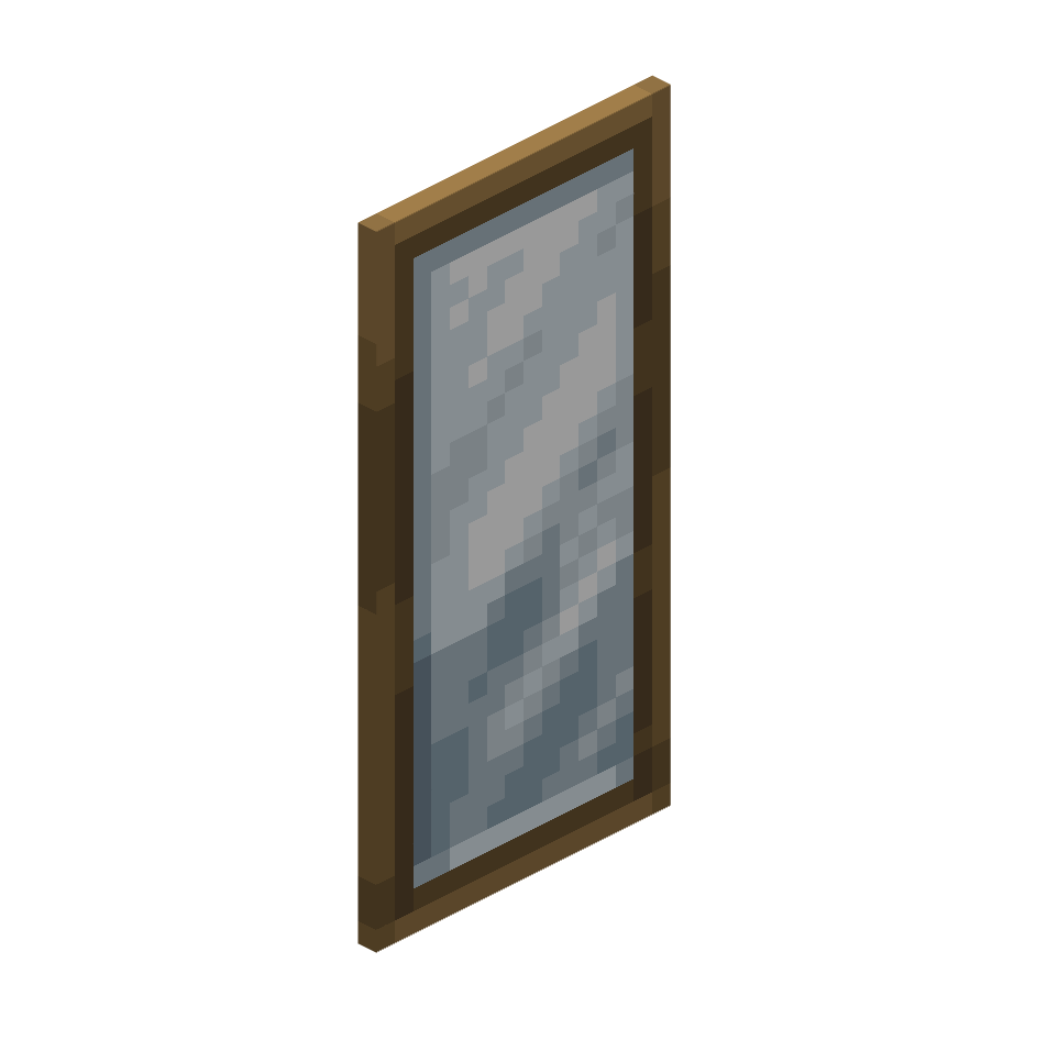 большое зеркало, big mirror — предмет ресурспака minecraft специально для сервера foxward