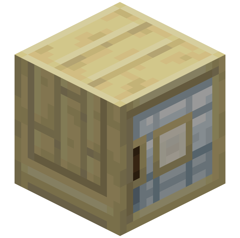 березовый шкаф с ящиком, birch drawer cabinet — предмет ресурспака minecraft специально для сервера foxward