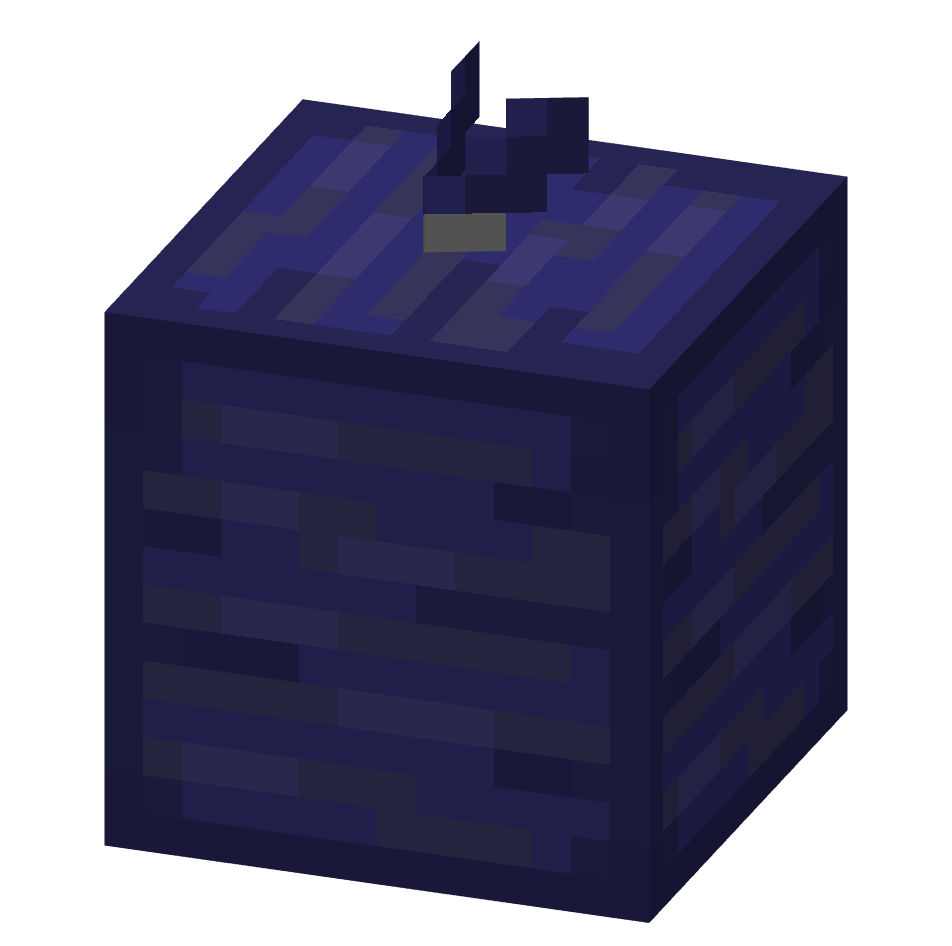 голубой пакет с мусором, bluetrashbag — предмет ресурспака minecraft специально для сервера foxward