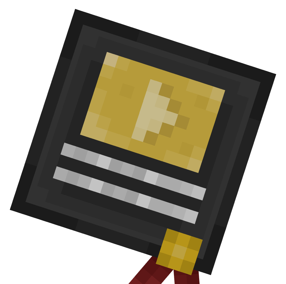 золотая кнопка, button yt — предмет ресурспака minecraft специально для сервера foxward