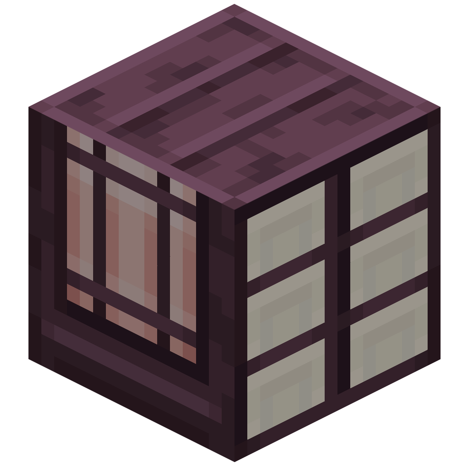 шкаф седзи из вишневого дерева с 6 секциями, cherry 6 section shoji cabinet — предмет ресурспака minecraft специально для сервера foxward