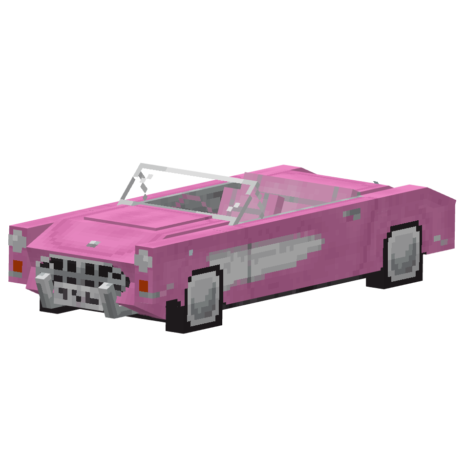 шевроле корвет барби, chevrolet corvette barbie — предмет ресурспака minecraft специально для сервера foxward
