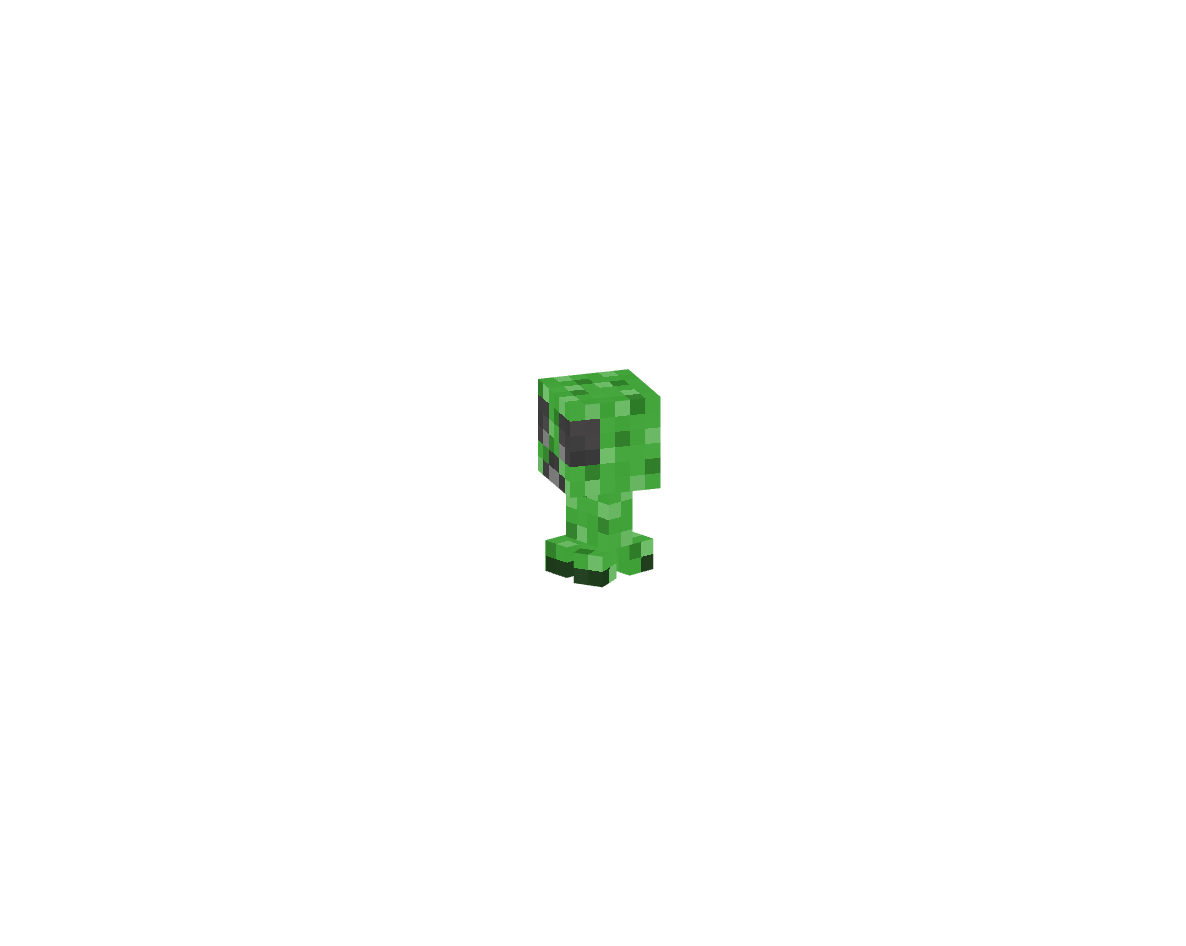 игрушка крипер — предмет ресурспака minecraft специально для сервера foxward