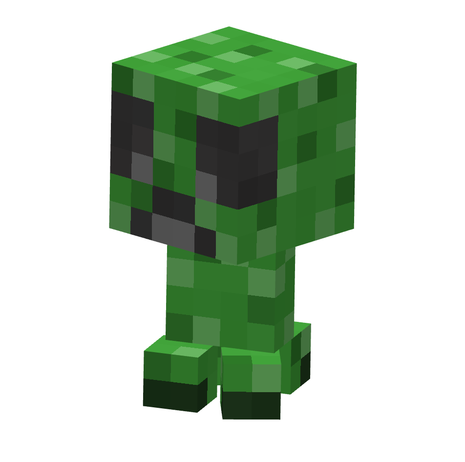 игрушка крипер, creeper toy — предмет ресурспака minecraft специально для сервера foxward