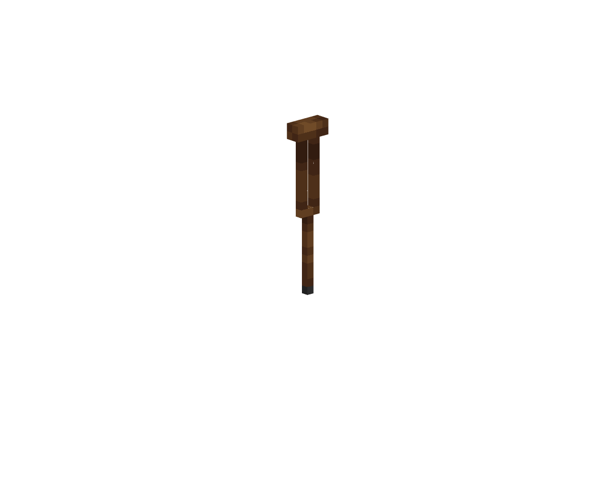 костыль — предмет ресурспака minecraft специально для сервера foxward
