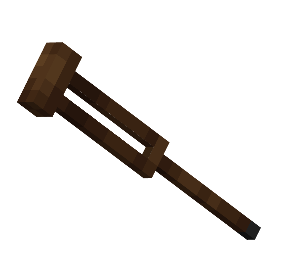 костыль, crutch — предмет ресурспака minecraft специально для сервера foxward
