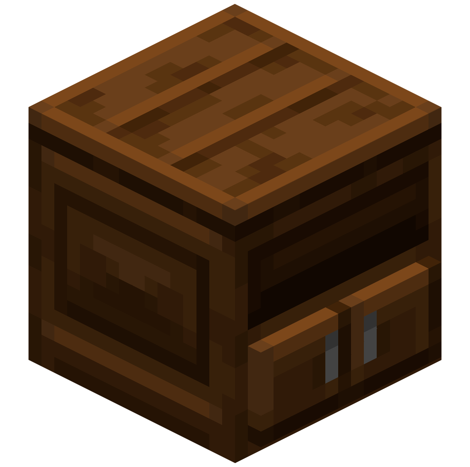 верхний шкаф из темного дуба с 2 ящиками, dark oak 2 drawers cabinet top — предмет ресурспака minecraft специально для сервера foxward